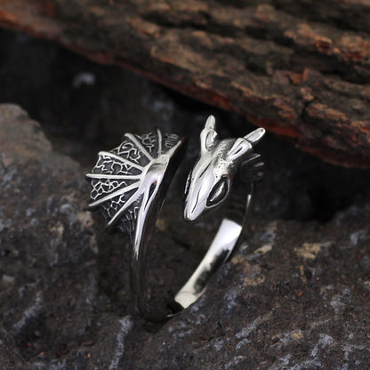Viking Dragon Ring