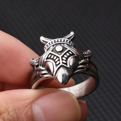 Viking Raven Ring – Stainless Steel