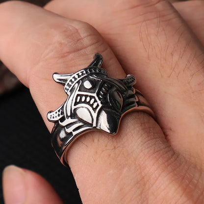 Viking Raven Ring – Stainless Steel