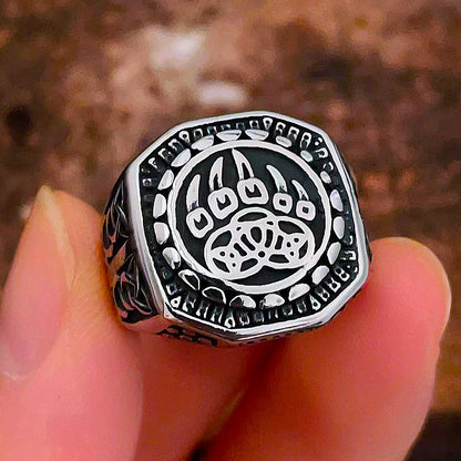 Viking Bear Claw Ring-Stainless Steel