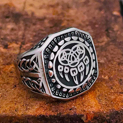 Viking Bear Claw Ring-Stainless Steel