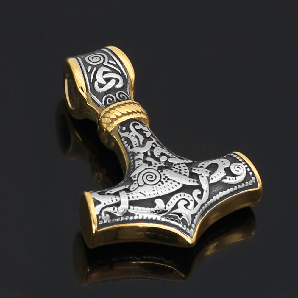 Viking Thor’s Hammer Pendant–Stainless Steel